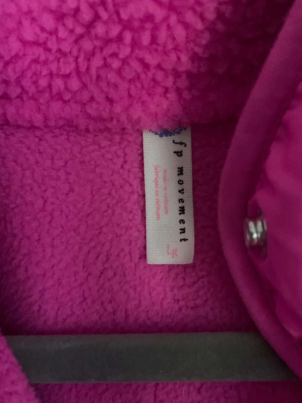 Free People hit the slopes fleece jacket - Picture 3 of 3